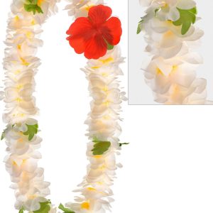 White Plumeria Lei
