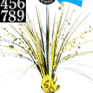 Add-An-Age - Sparkling Celebration Happy Birthday Table Centerpiece Spray Kit. 17in