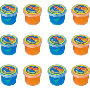 Dinosaur Putty Party Favors for Kids with Toy Surprise. 12ct