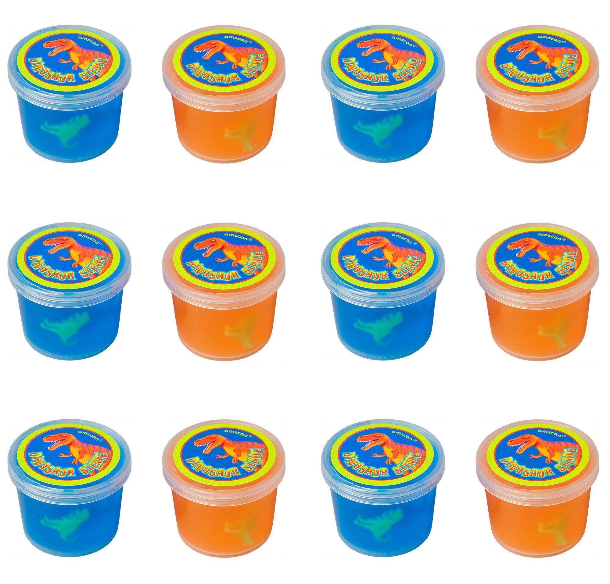 Dinosaur Putty Party Favors for Kids with Toy Surprise. 12ct