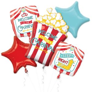 Carnival Balloon Bouquet 5pc