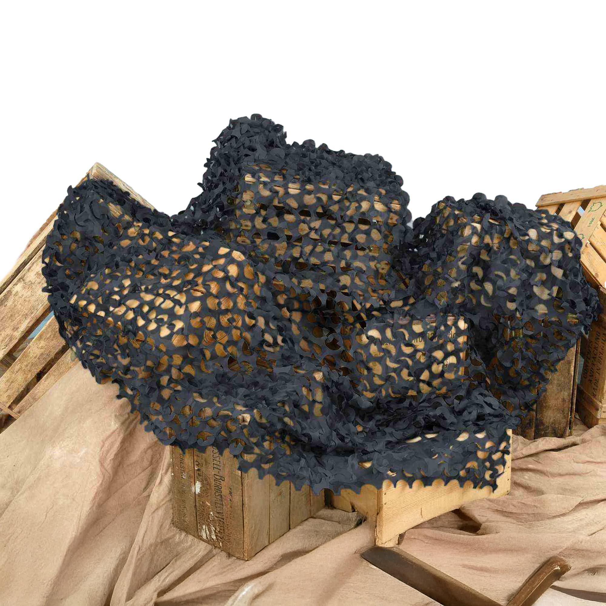 8 Foot Black Camouflage Net Decoration - Image 2