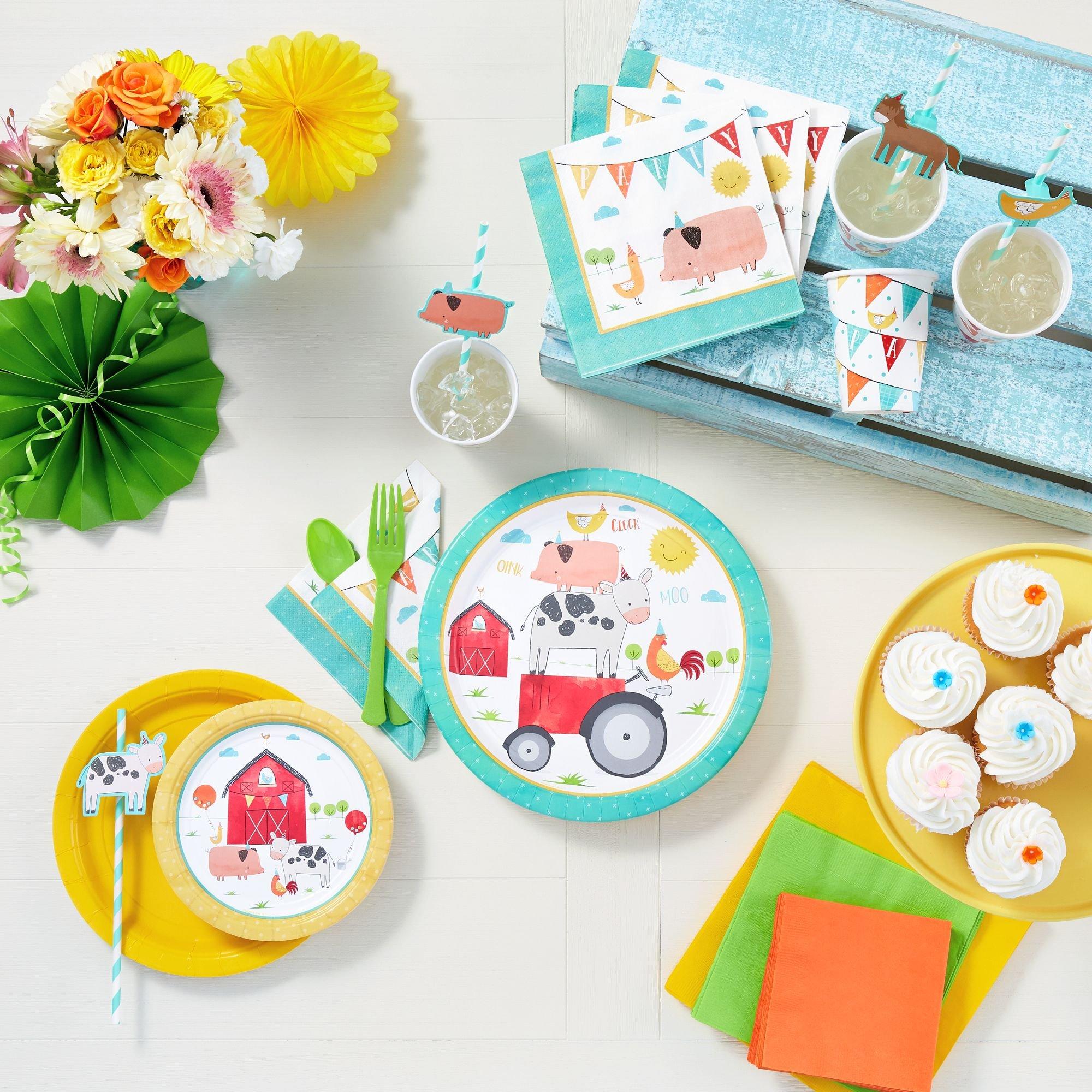 Friendly Farm Dinner Plates 18ct - Image 2