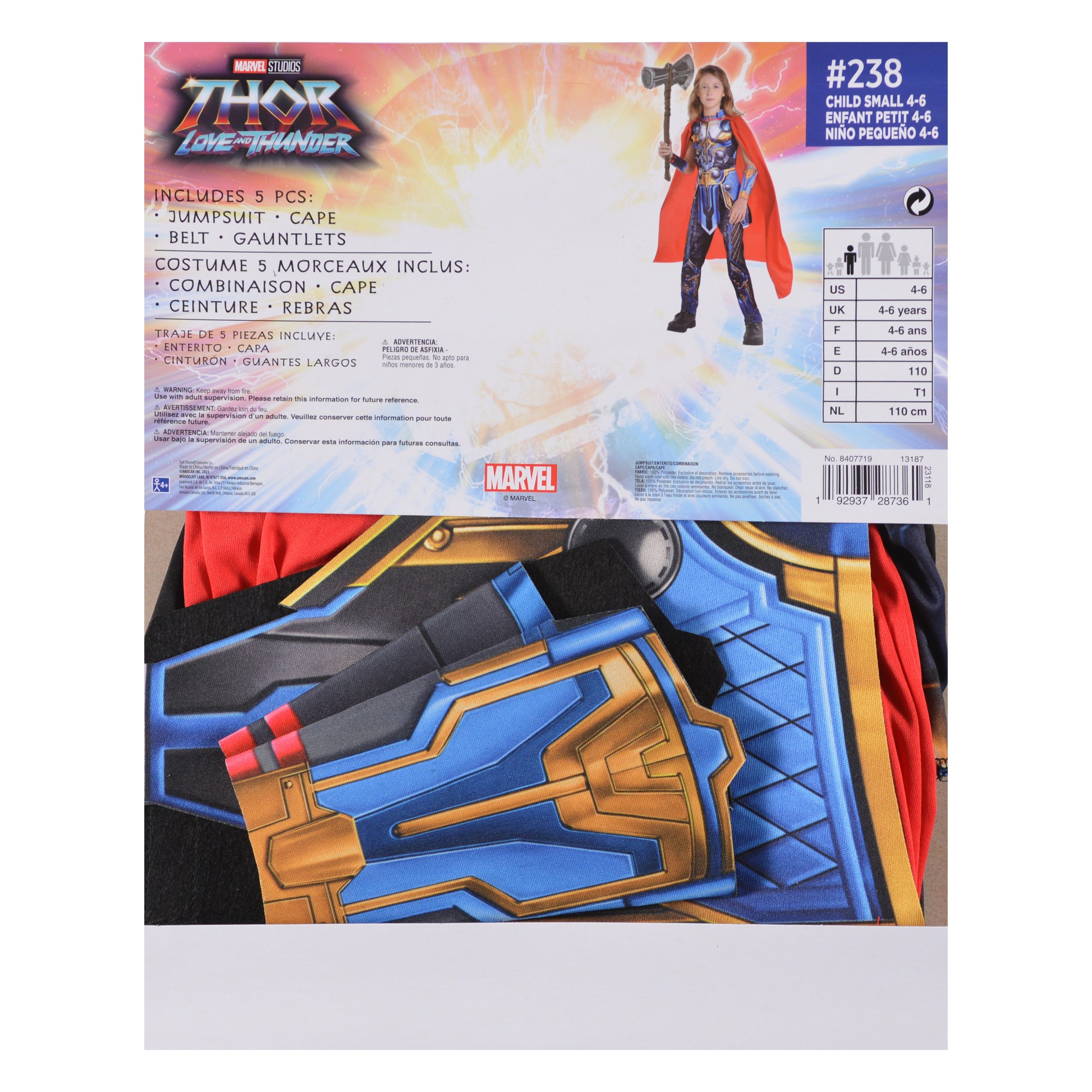 Marvel Thor Classic Costume for Boys - Image 3
