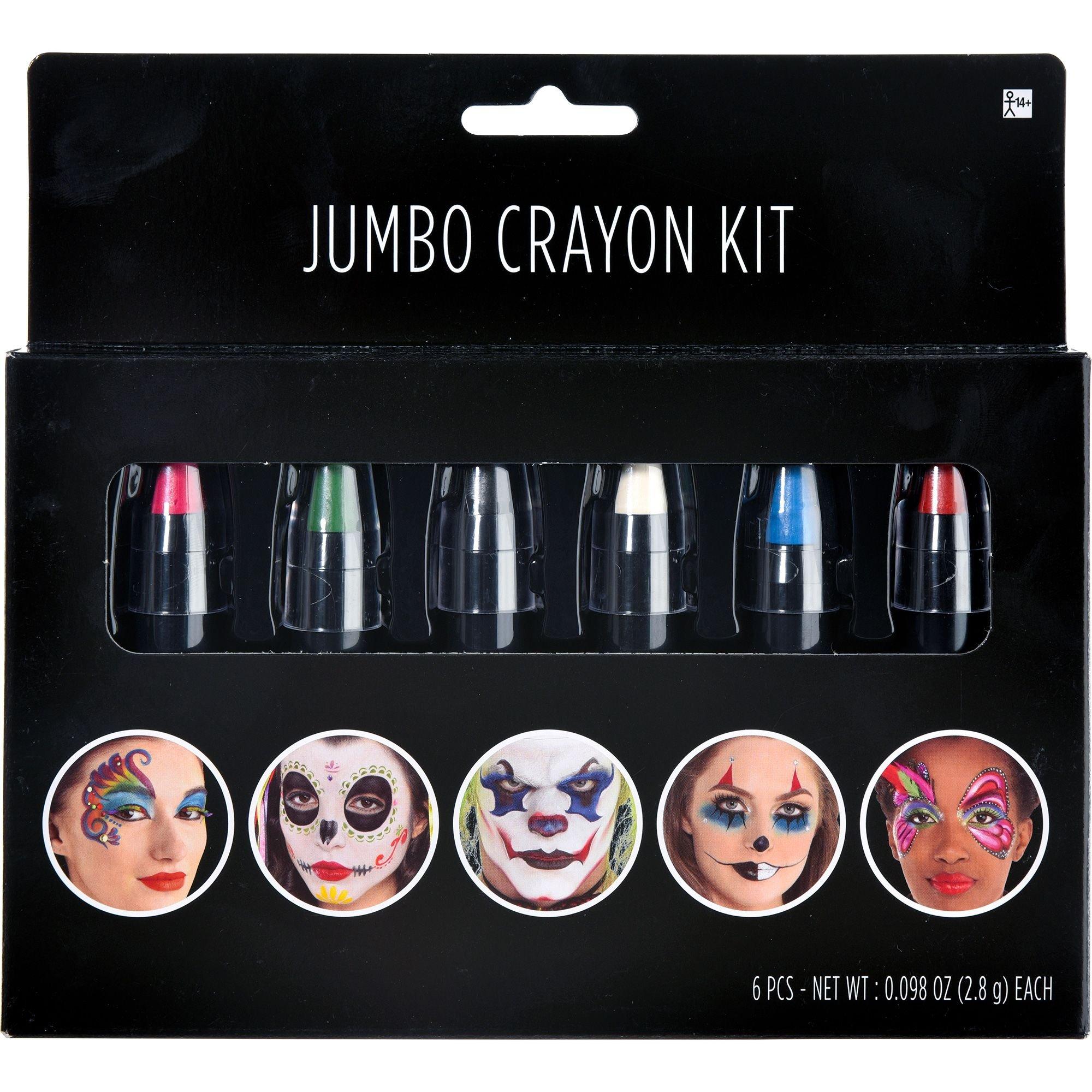 Jumbo Retractable Crayon Makeup Sticks 6ct - Image 2