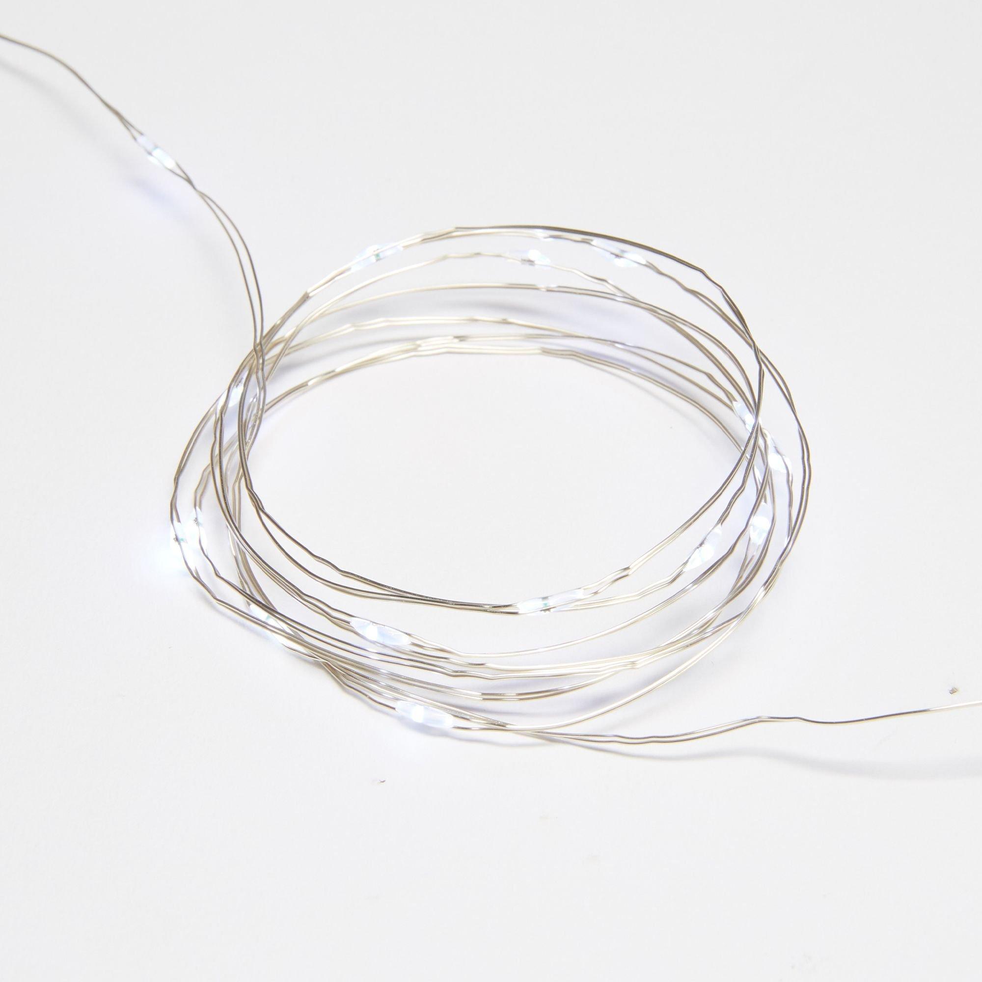 White Fairy LED String Lights - Image 3