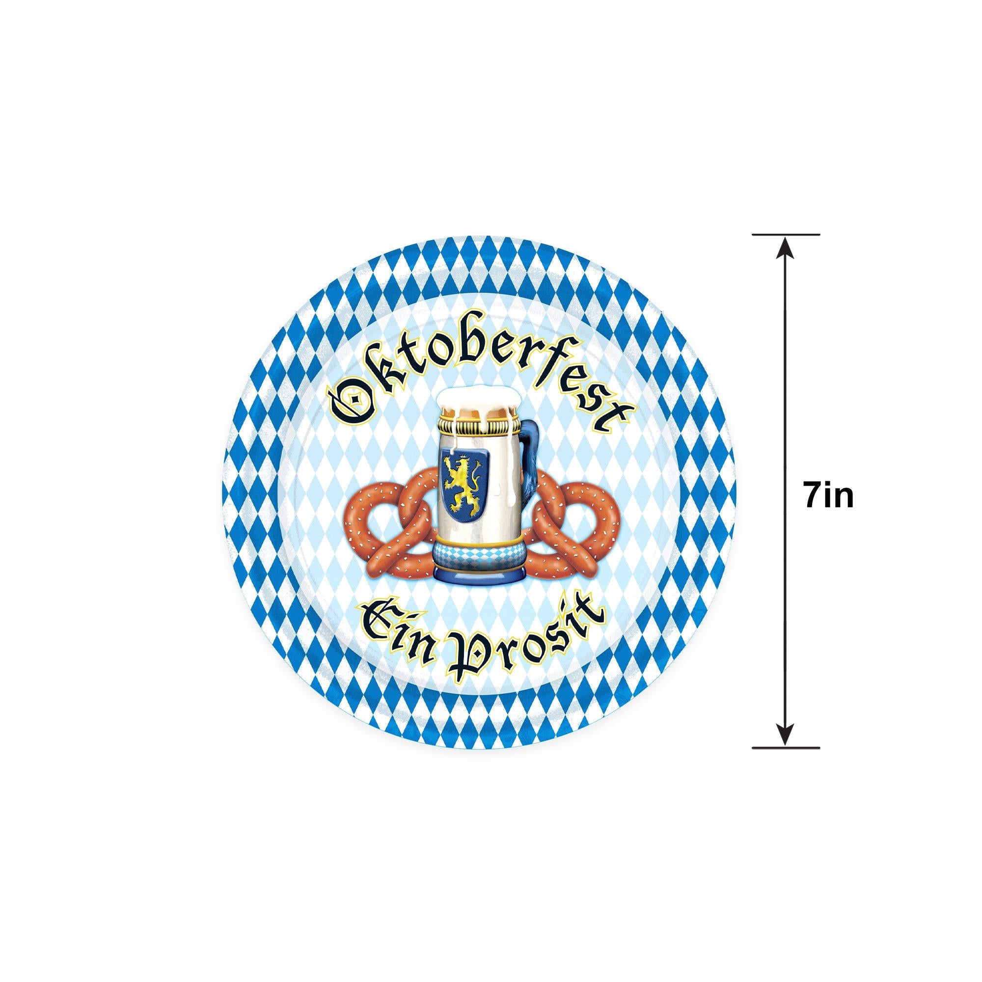 Oktoberfest Dessert Plates 8ct - Image 3