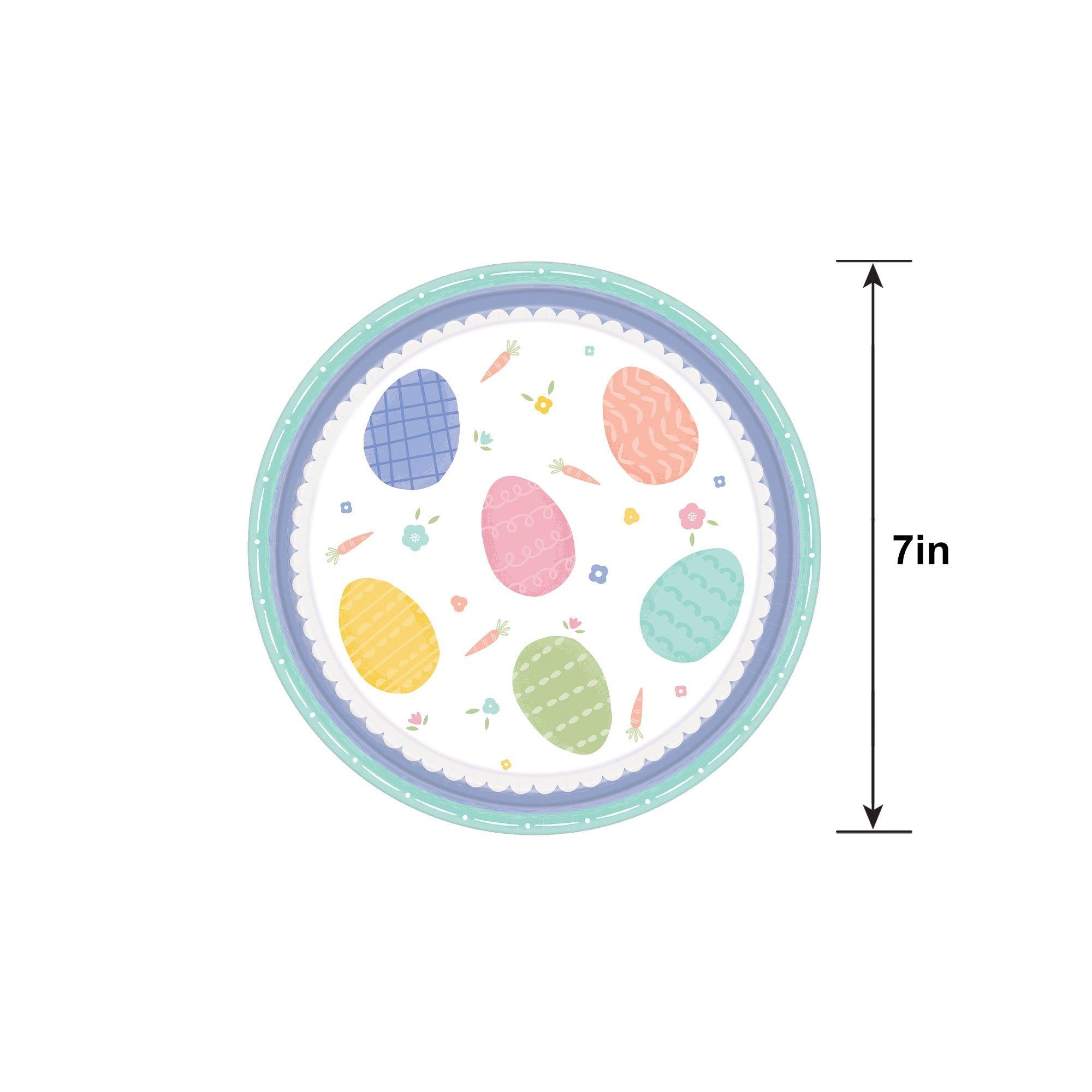 Pretty Pastel Easter Dessert Plates 8ct - Image 4