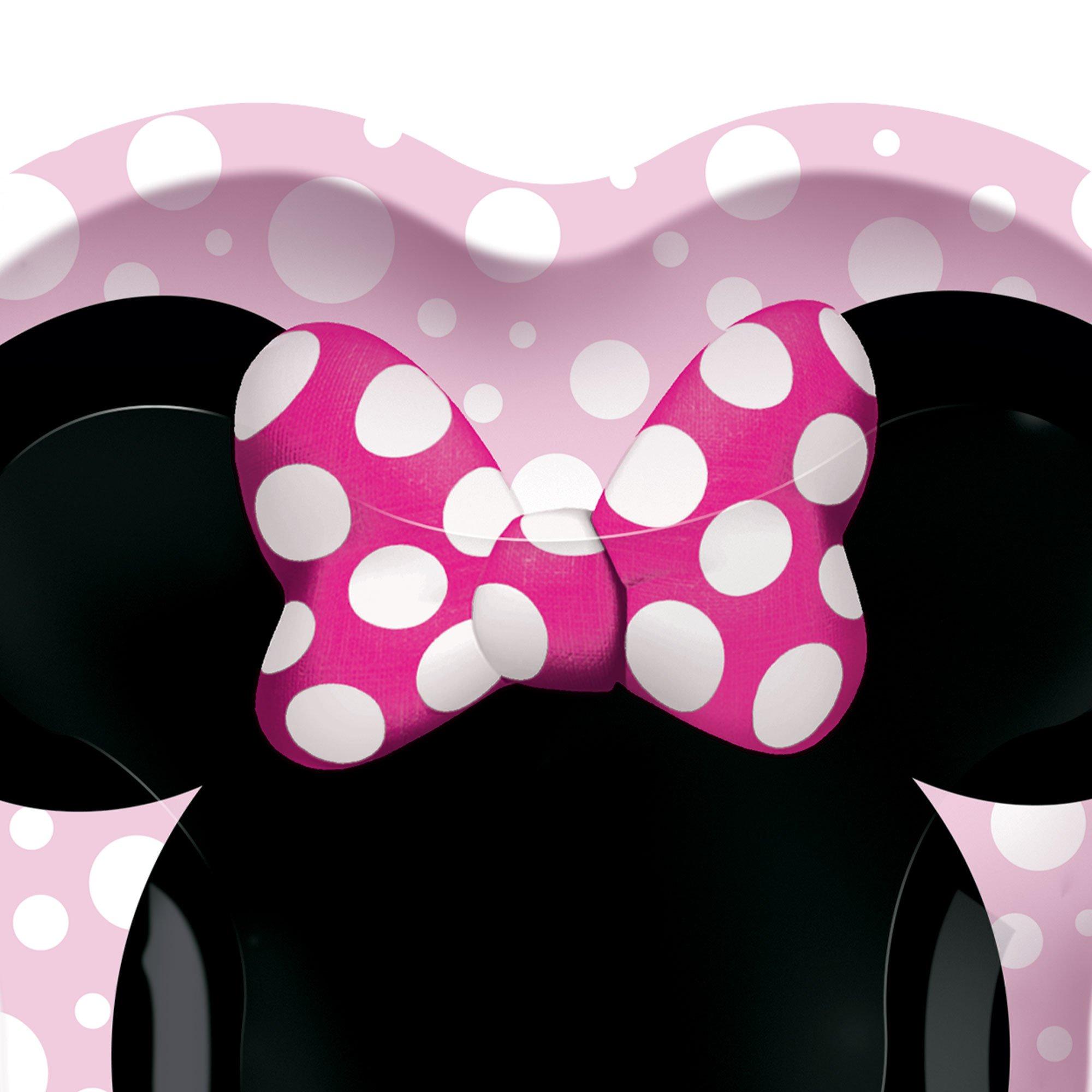 Shaped Minnie Mouse Forever Lunch Plates. 8ct - Image 2