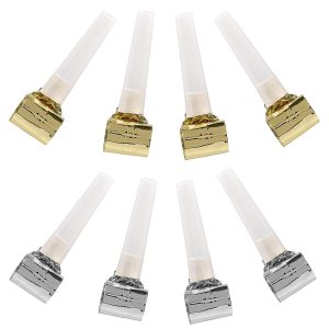 Metallic Gold & Silver Foil Blowouts 8ct