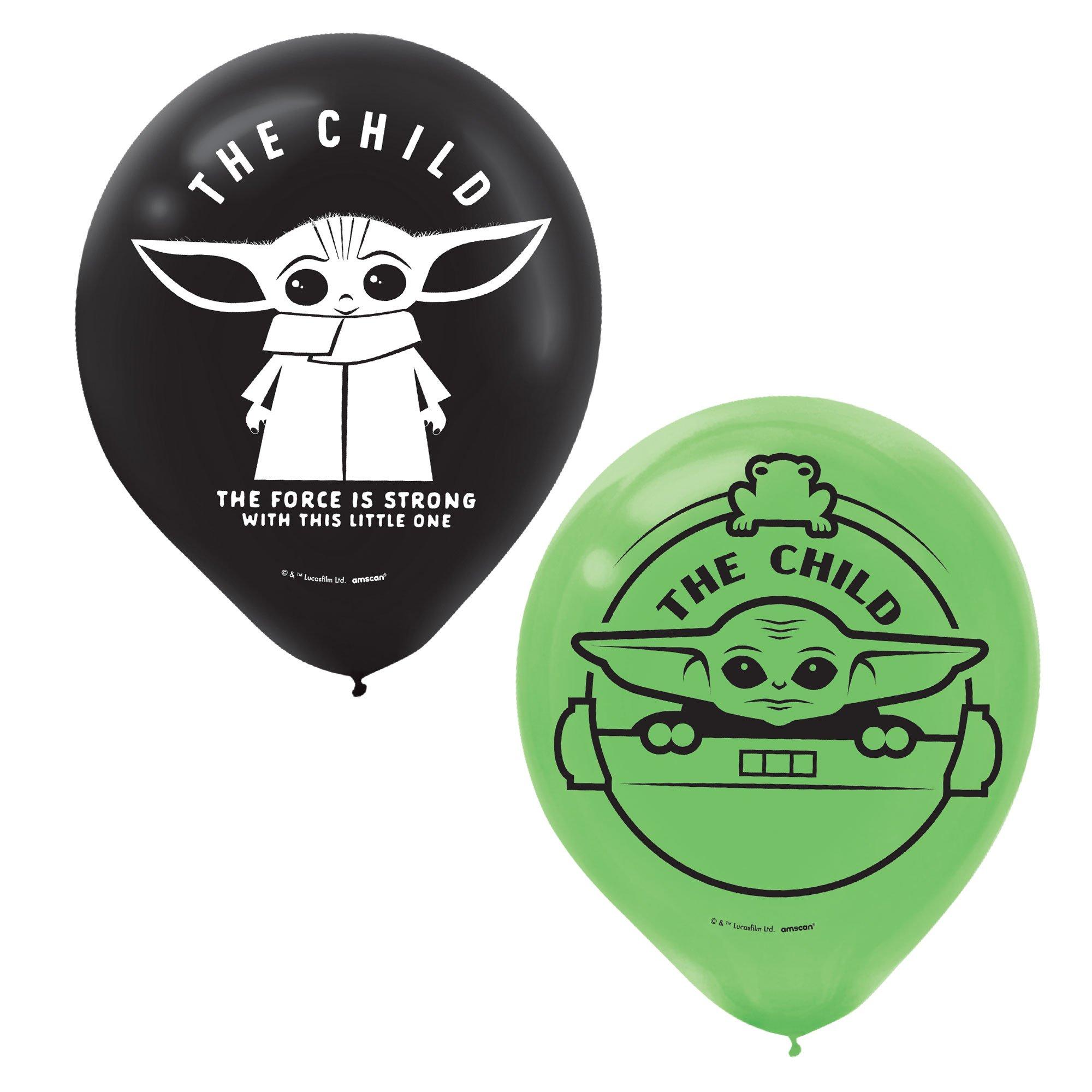 6ct. 12in. The Child Balloons - The Mandalorian - Image 2