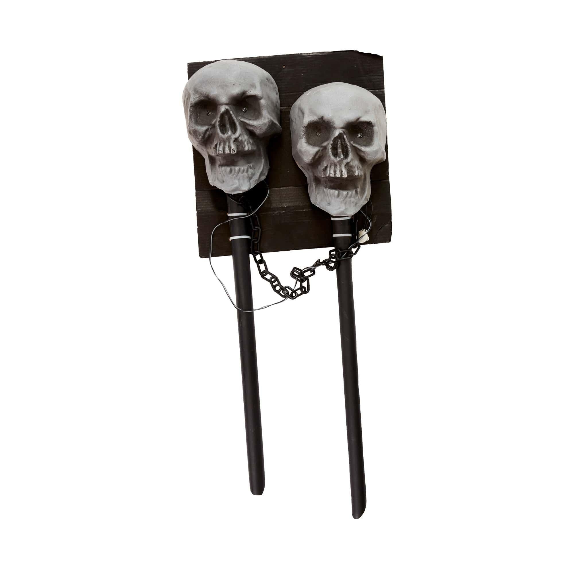 2 Piece Skull Outdoor Pathway Lights - Image 3