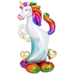 AirLoonz Rainbow Unicorn Balloon. 55in