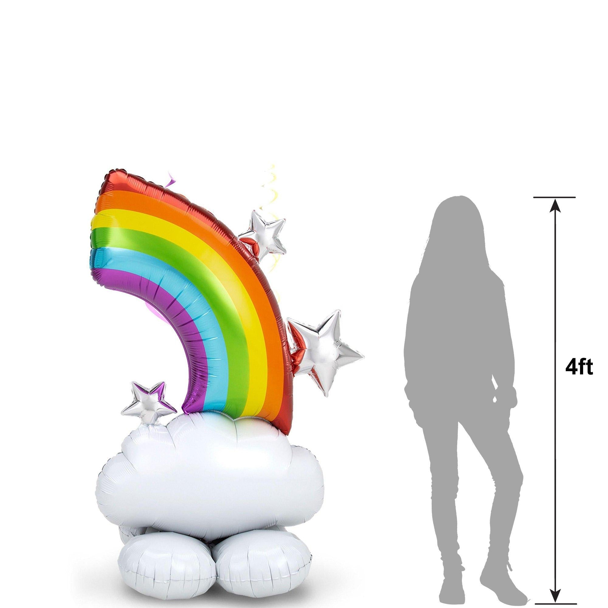 AirLoonz Half Rainbow Balloon. 52in - Image 5
