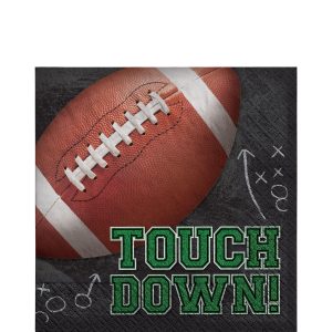 Tailgates & Touchdowns Paper Lunch Napkins. 6.5in. 125ct