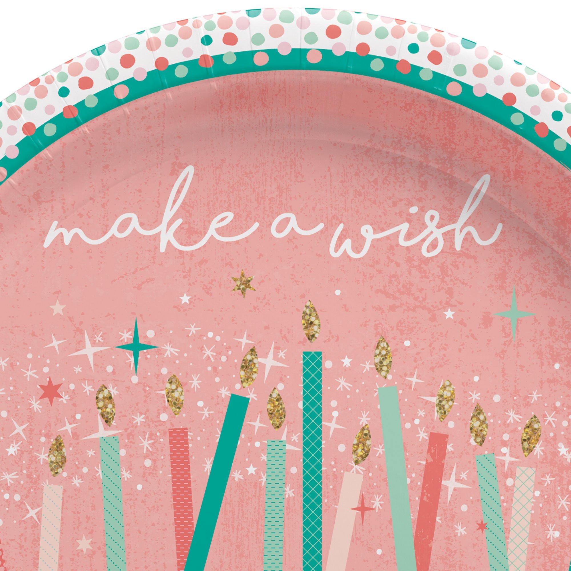 Happy Cake Day Dessert Plates. 7in. 8ct - Image 2