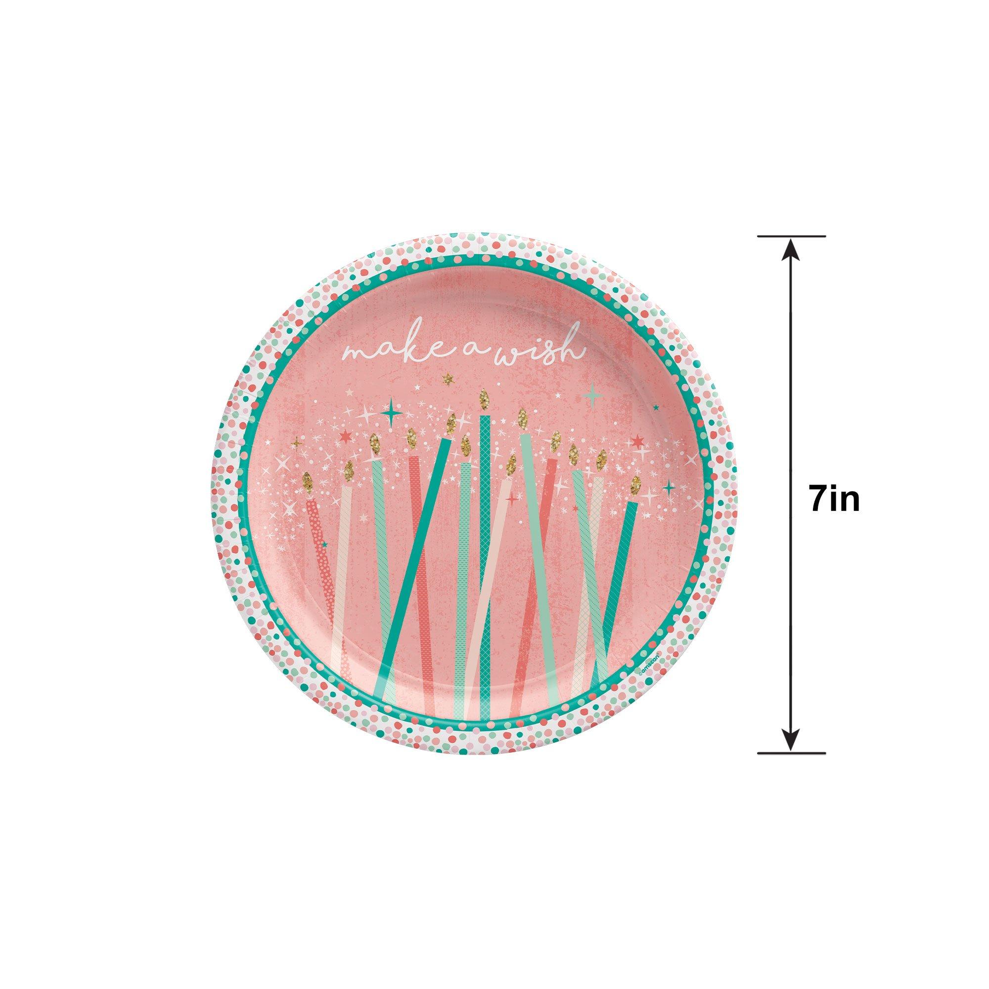 Happy Cake Day Dessert Plates. 7in. 8ct - Image 5