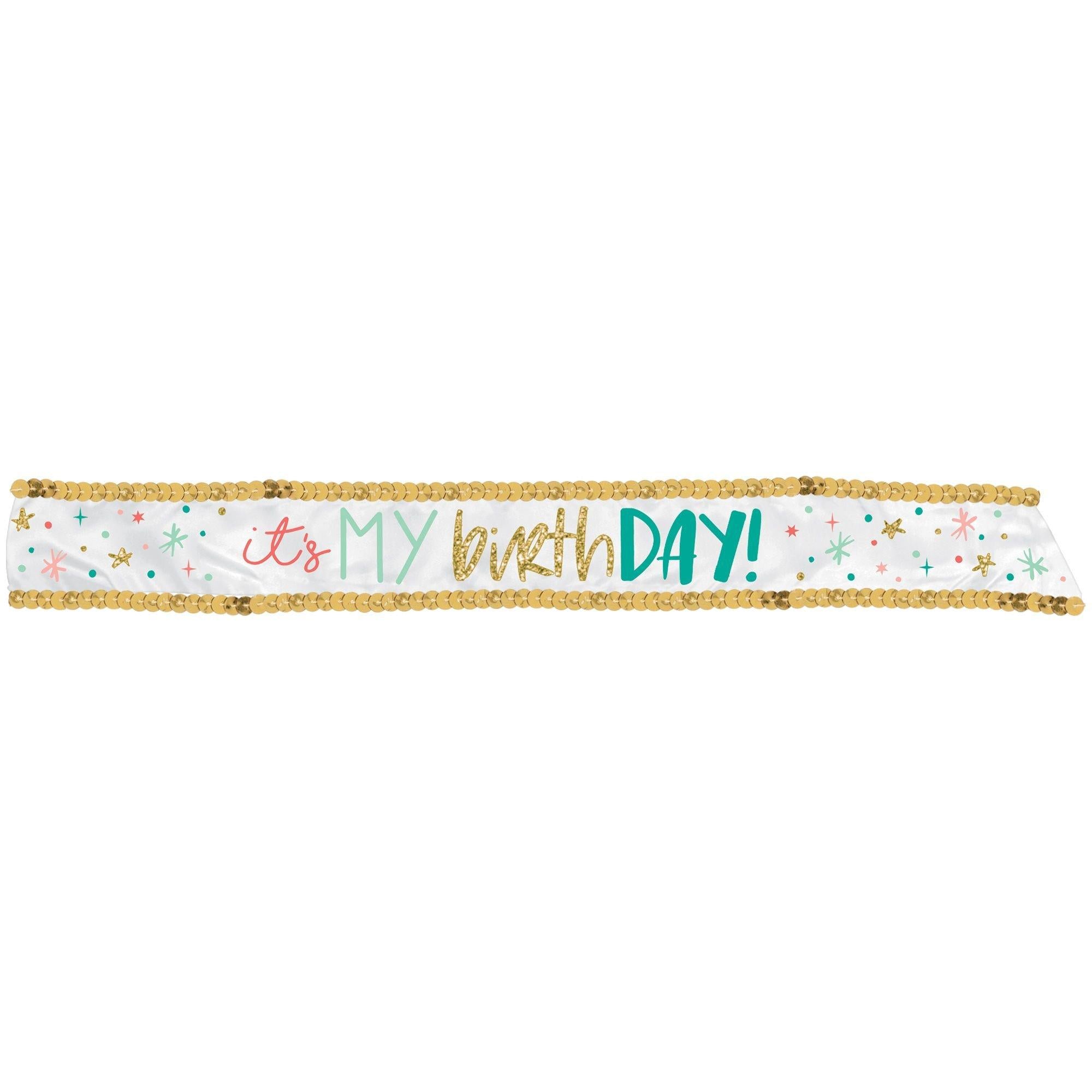 Happy Cake Day Birthday Sash - Image 2