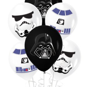 6ct. 12in. Star Wars Galaxy of Adventures Latex Balloon Decorating Kit