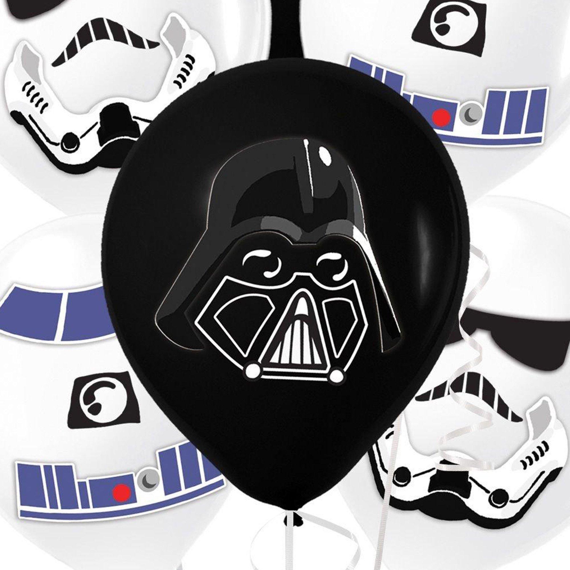 6ct. 12in. Star Wars Galaxy of Adventures Latex Balloon Decorating Kit - Image 2