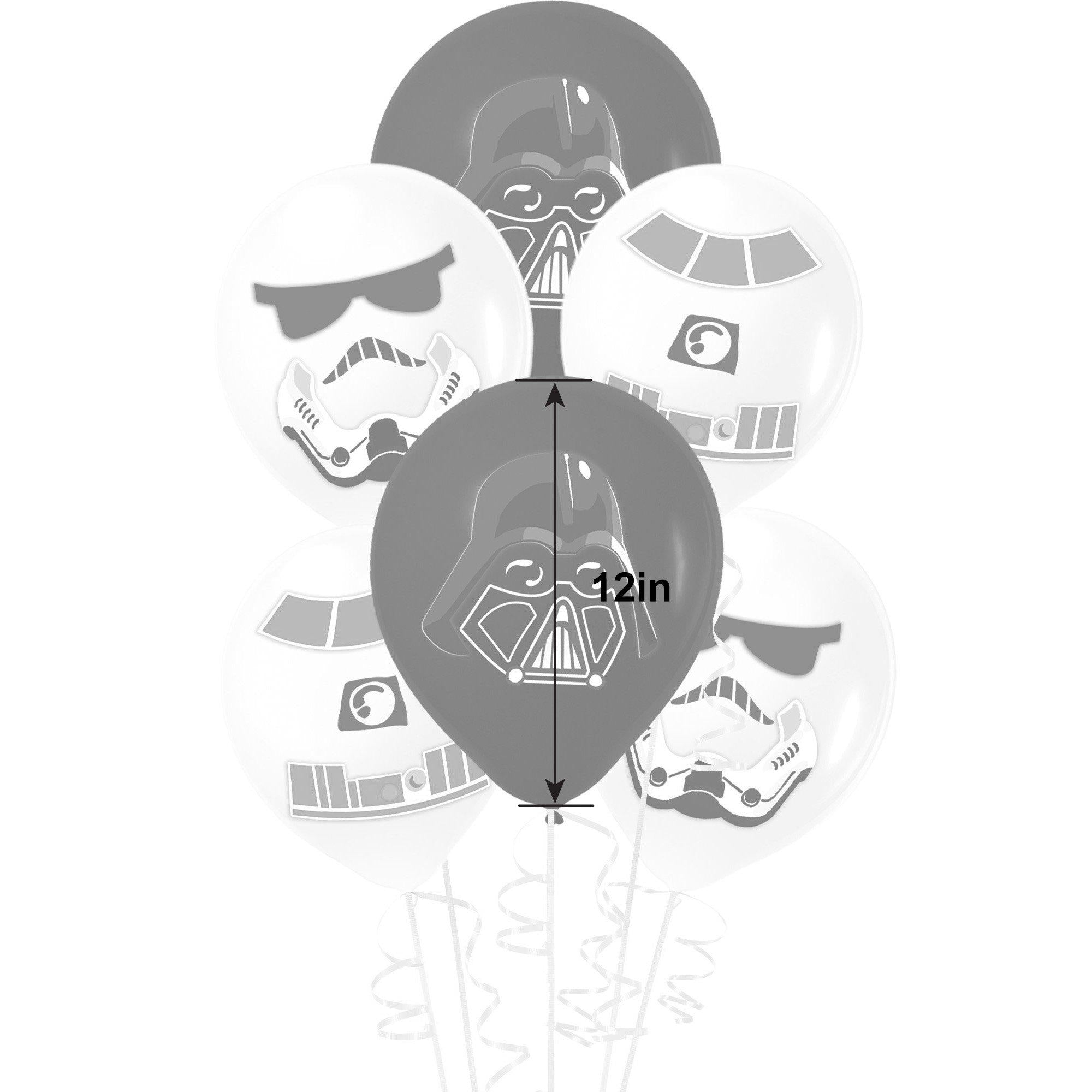 6ct. 12in. Star Wars Galaxy of Adventures Latex Balloon Decorating Kit - Image 4