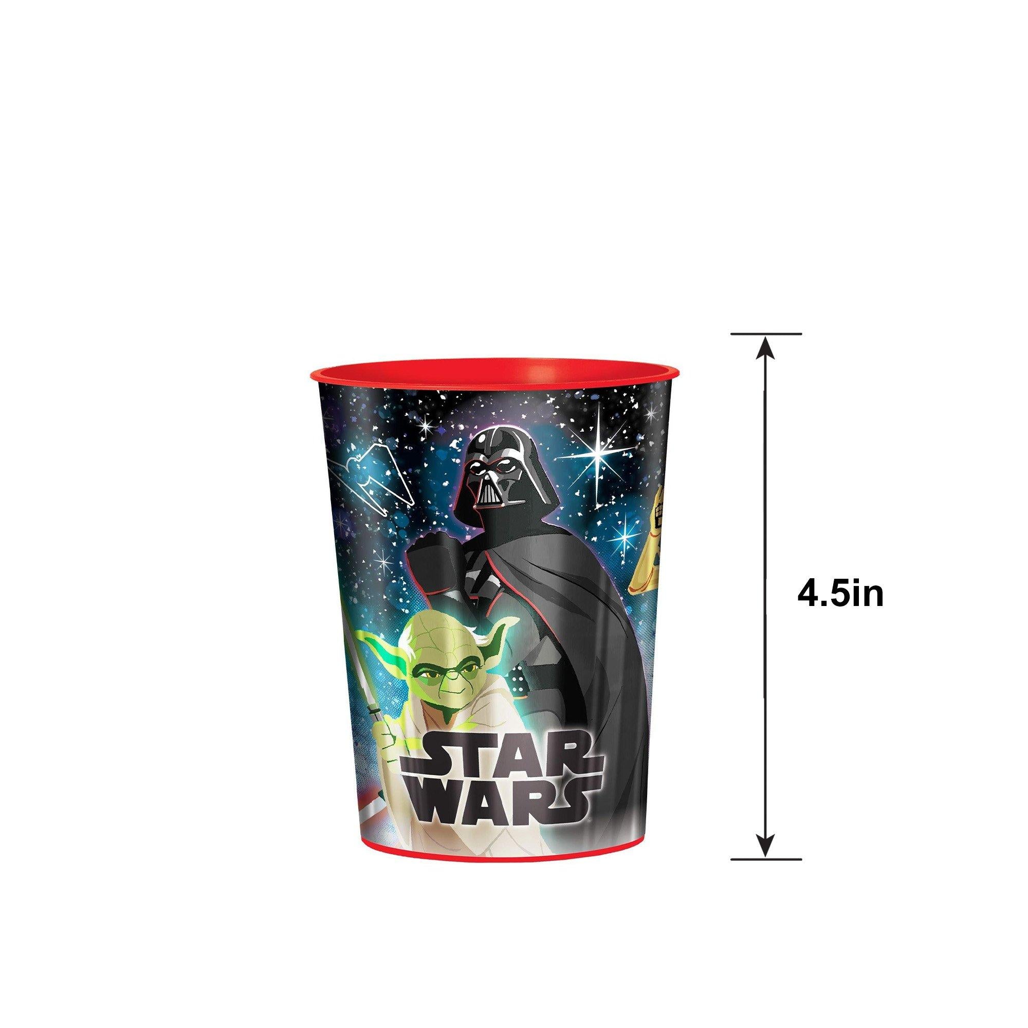 Metallic Star Wars Galaxy of Adventures Plastic Favor Cup. 16oz - Image 4