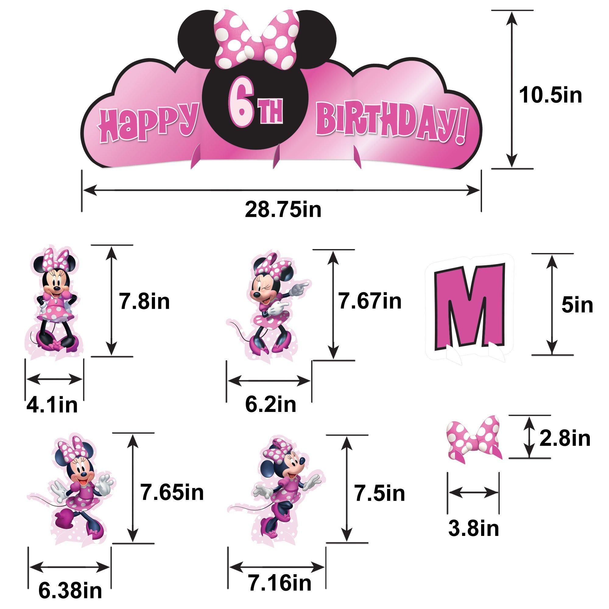 Minnie Mouse Forever Birthday Table Decorating Kit. 14pc - Image 3
