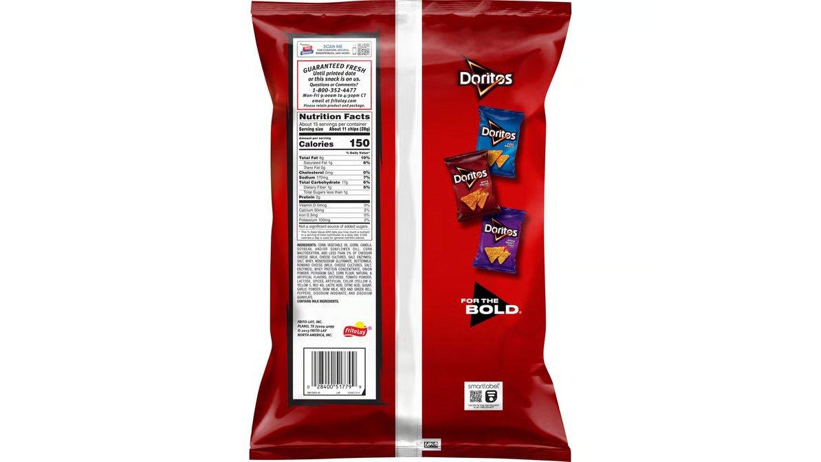 Doritos Nacho Cheese Tortilla Chips (14.5 oz) - Image 4