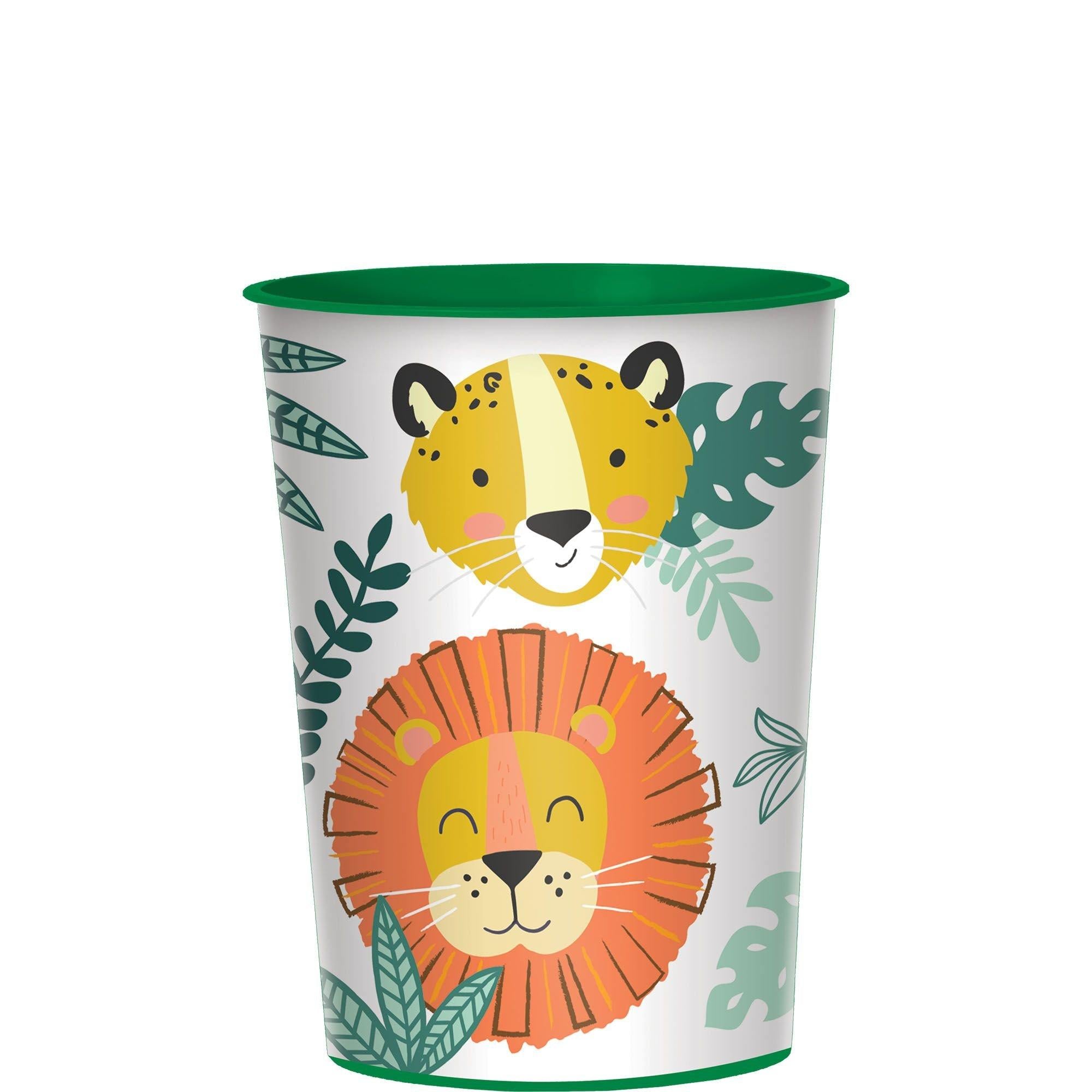 Get Wild Jungle Plastic Favor Cup. 16oz - Image 2