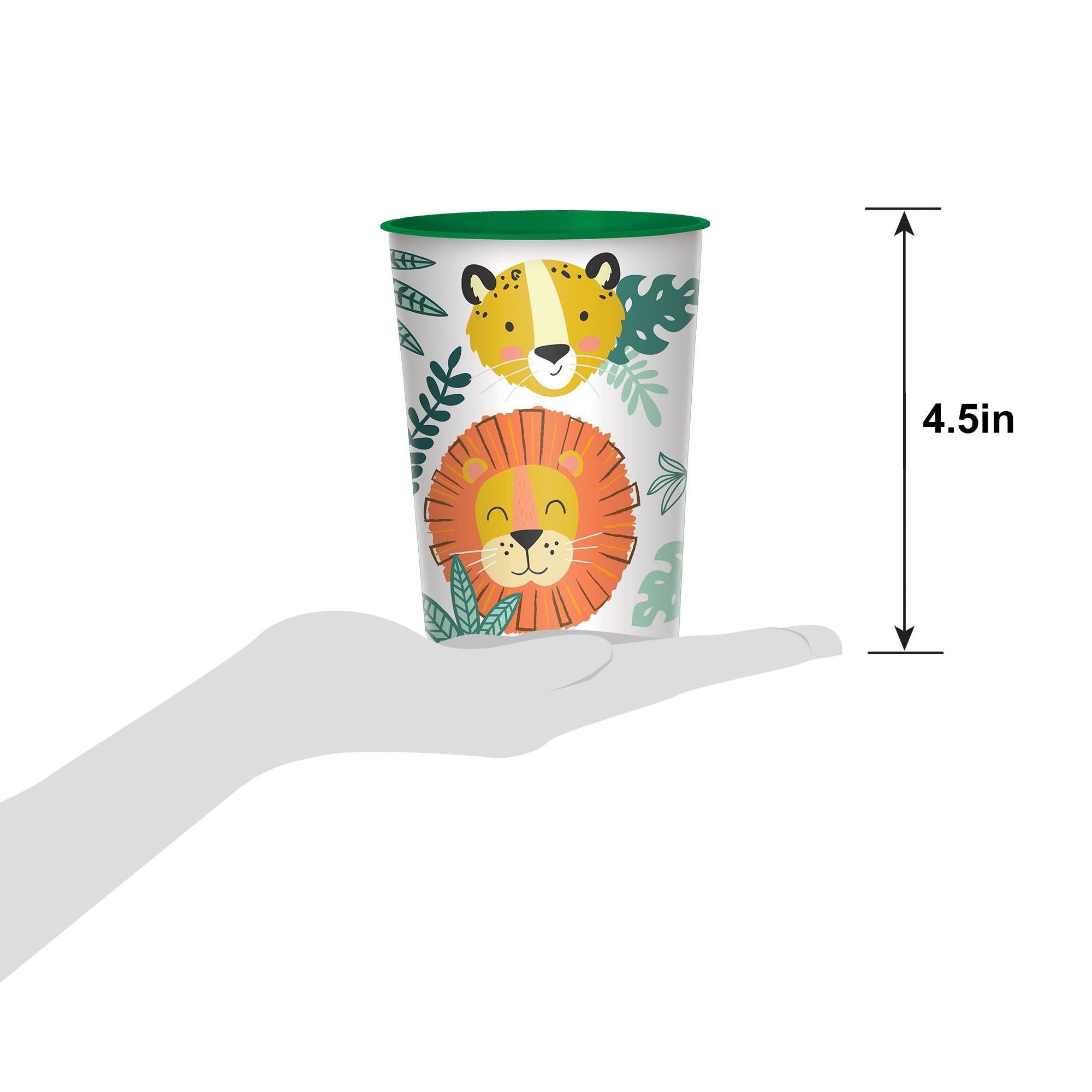 Get Wild Jungle Plastic Favor Cup. 16oz - Image 4