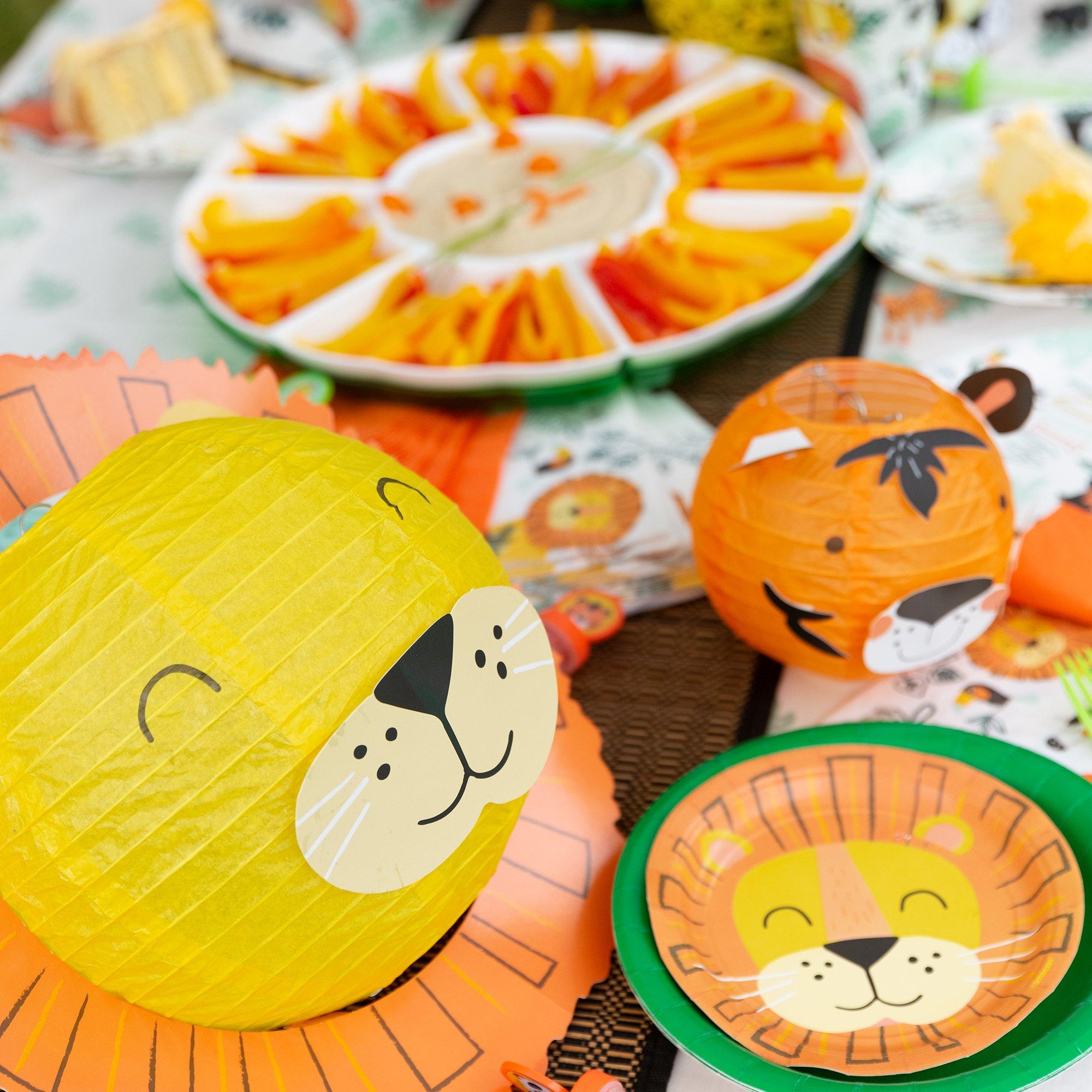 Get Wild Jungle Paper Lanterns. 5ct - Image 2