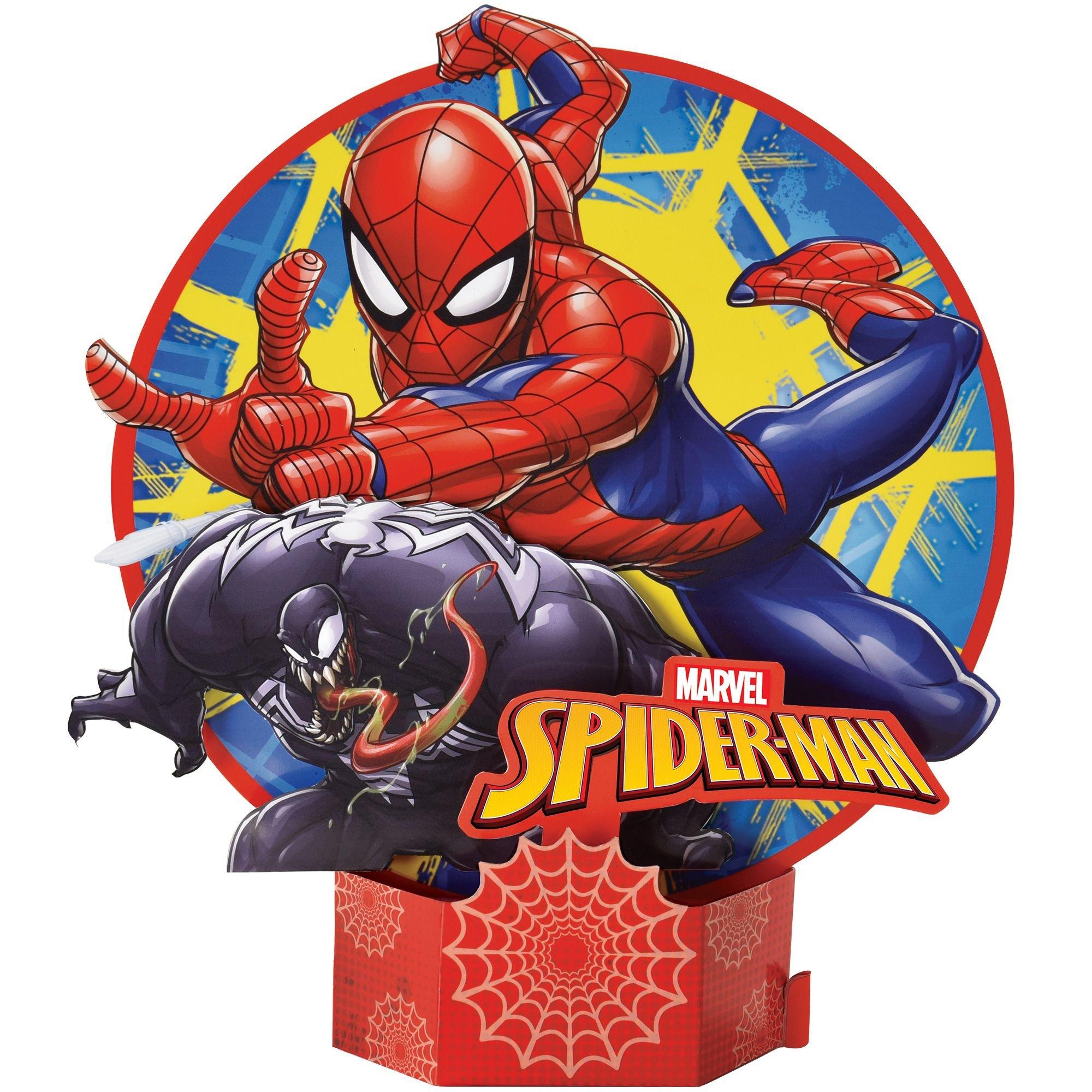 Spider-Man Webbed Wonder Centerpiece. 10.5in