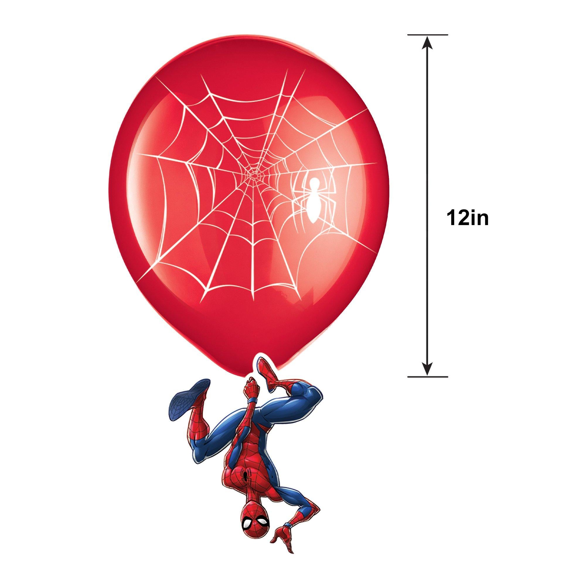 6ct. Spider-Man Webbed Wonder Latex Balloon Decorating Kit - Image 4