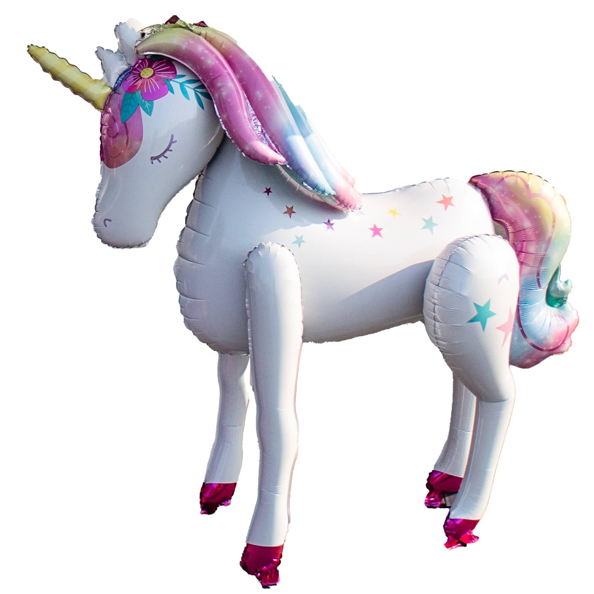 Gliding Enchanted Unicorn Foil Balloon. 46in - Image 2