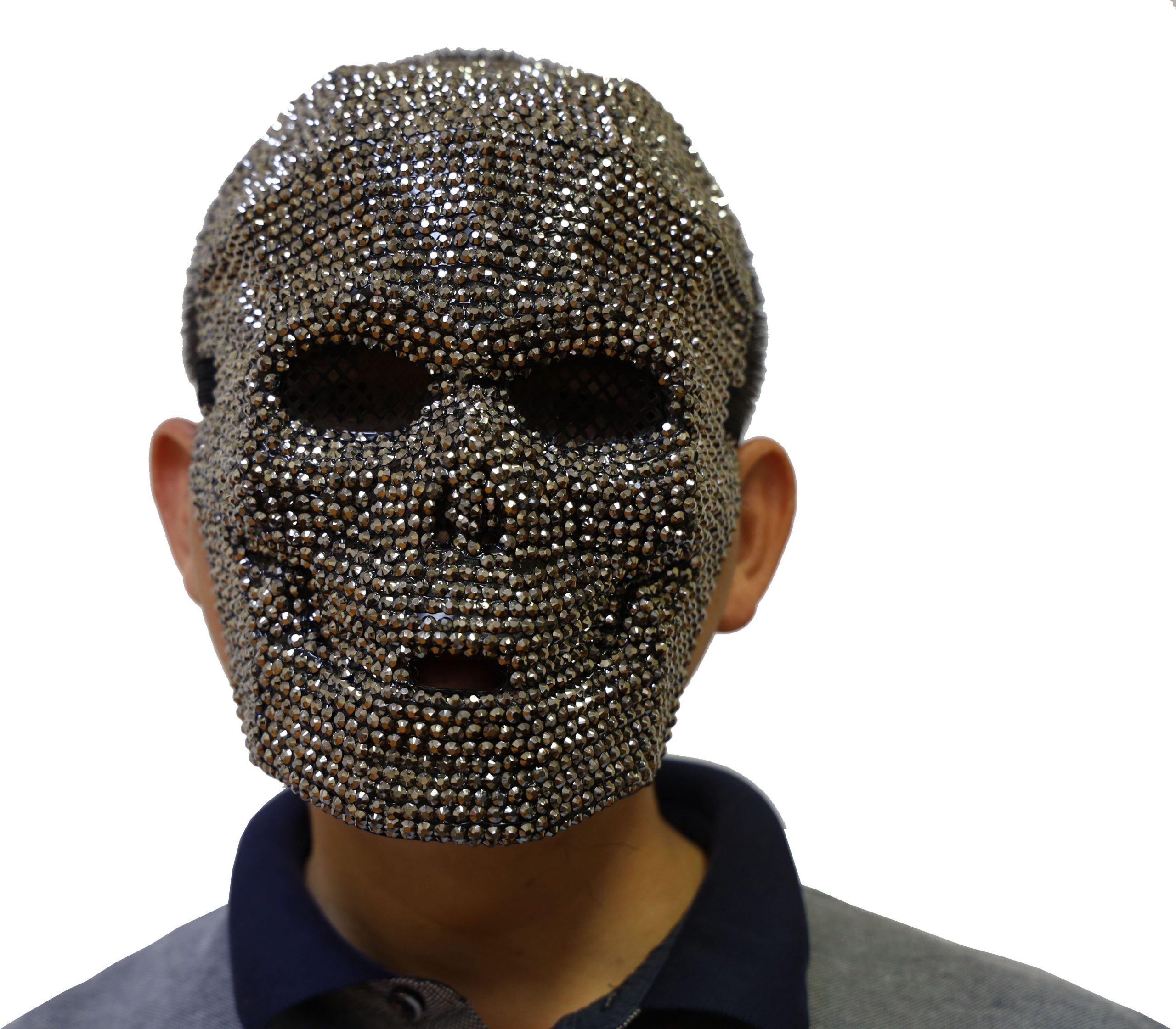 Rhinestone Skull Mask - Image 2