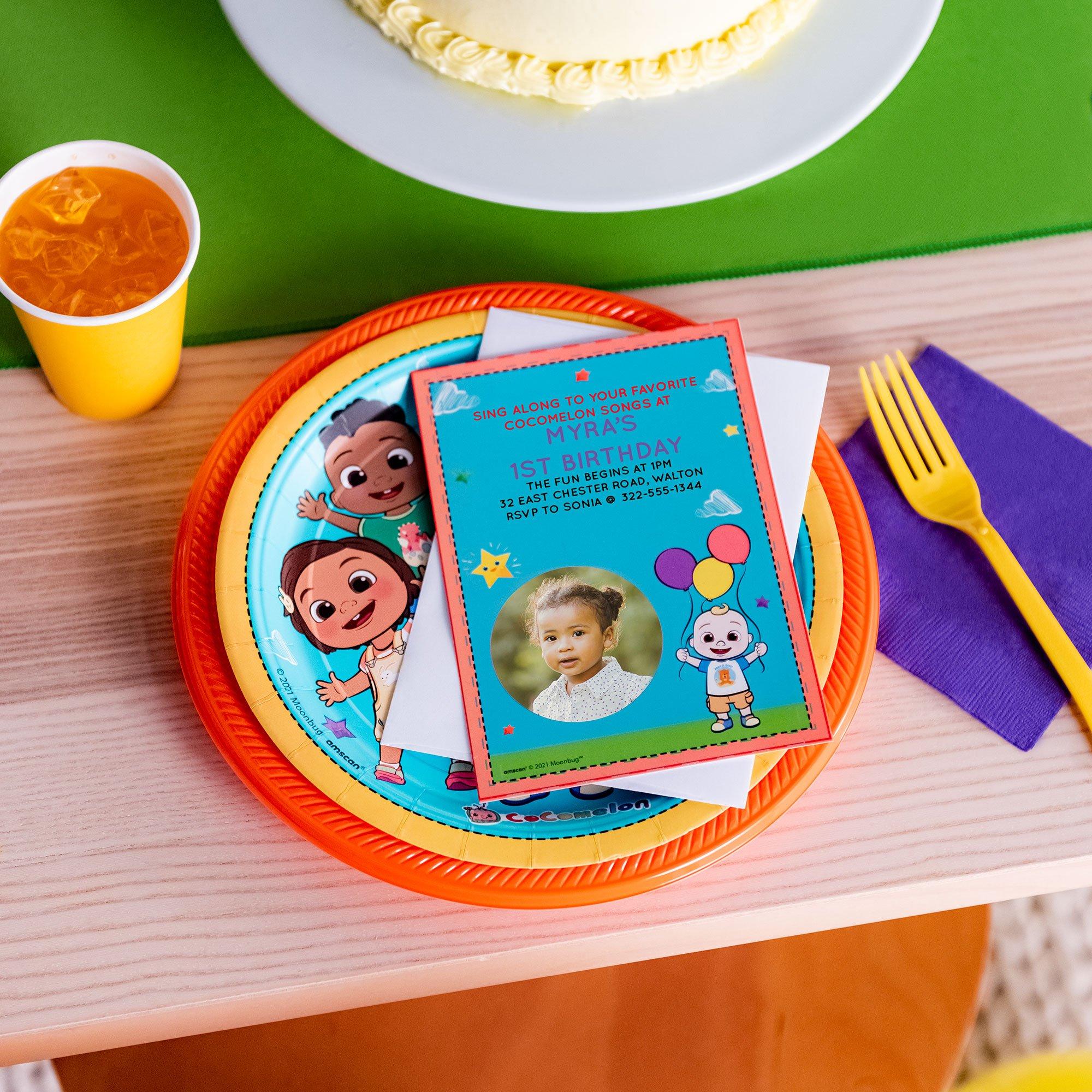 CoComelon Paper Dessert Plates. 7in. 8ct - Image 2