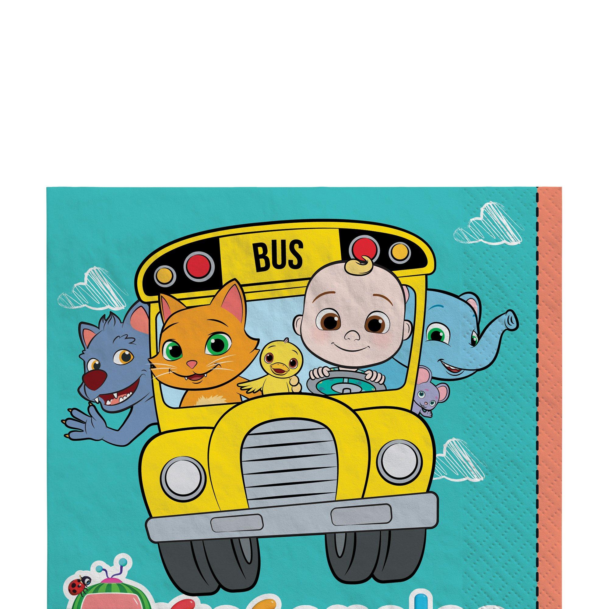 CoComelon Paper Lunch Napkins. 6.5in. 16ct - Image 3
