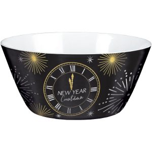 Countdown to New Year's Melamine Serving Bowl. 10in