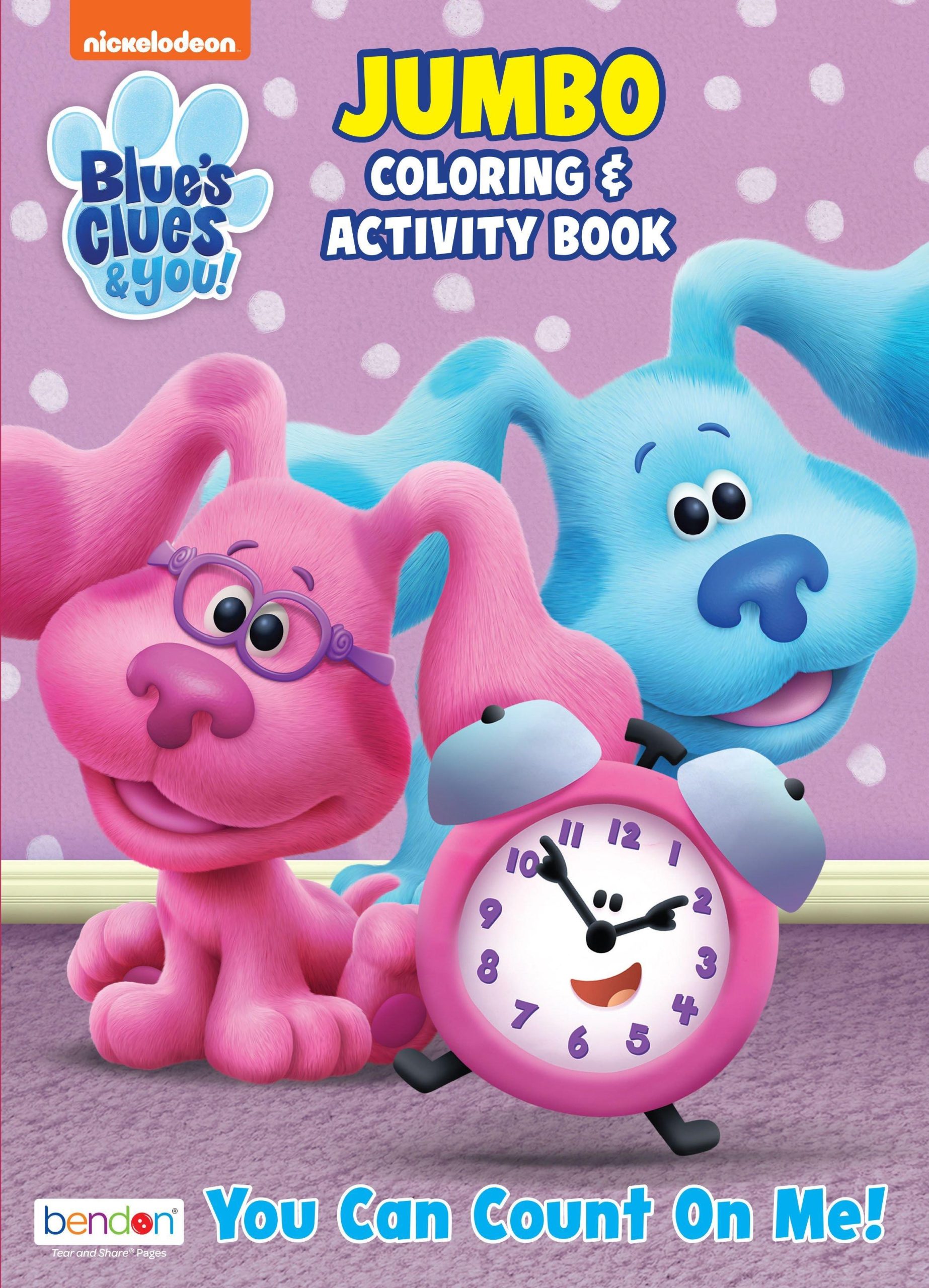 Blue's Clues & You Jumbo Paper Coloring & Activity Book. 7.75in x 10.75in