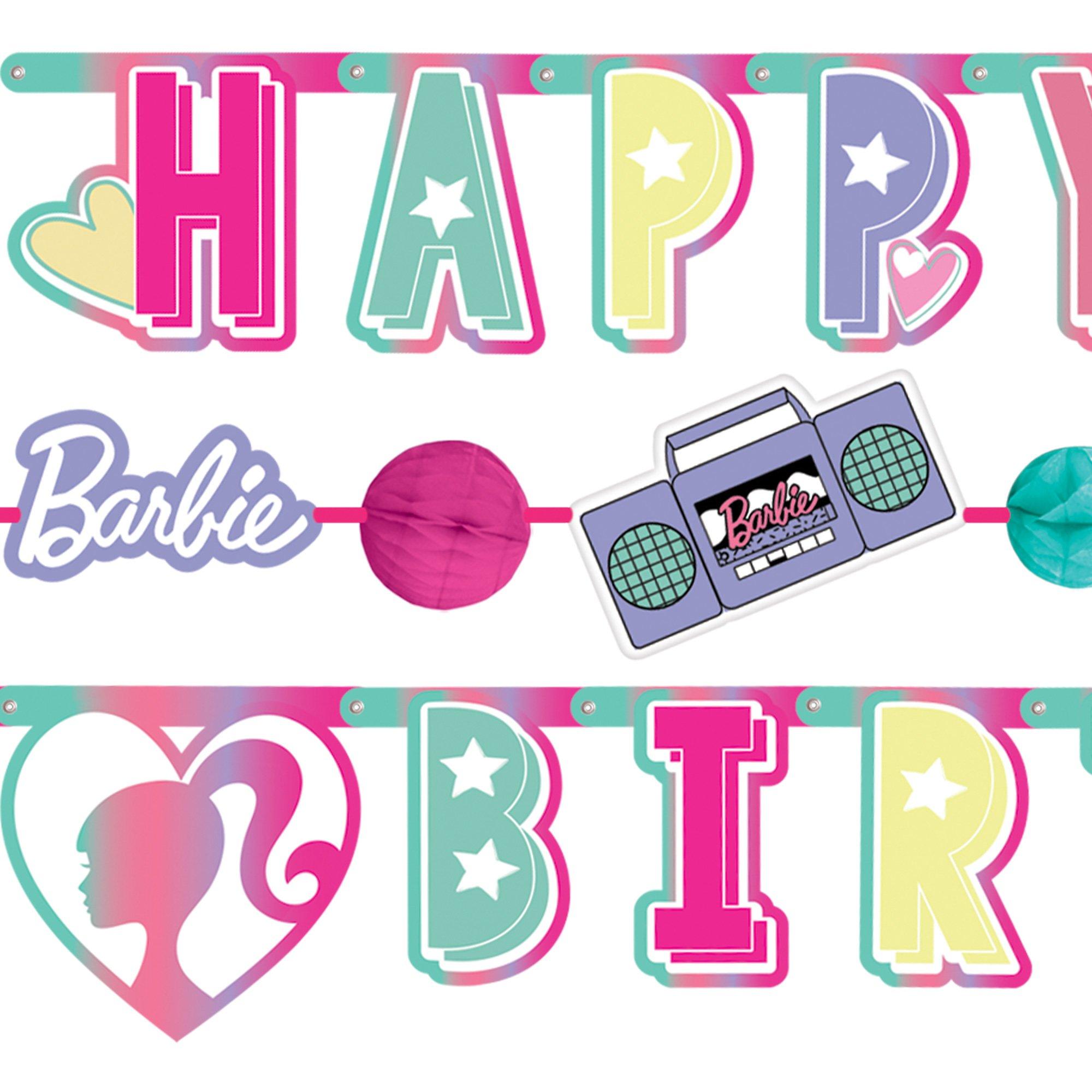 Barbie Dream Together Birthday Cardstock Banners. 5.75ft. 2ct - Image 2