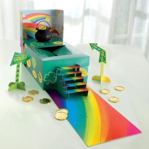 St. Patrick's Day Cardstock & Plastic Leprechaun Trap Kit. 20pc