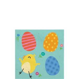 Funny Bunny Easter Paper Lunch Napkins. 6.5in. 16ct