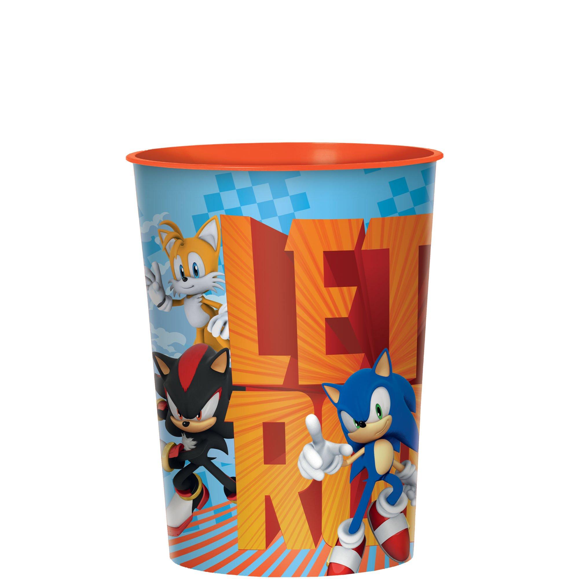 Sonic the Hedgehog Plastic Favor Cup. 16oz - Image 2