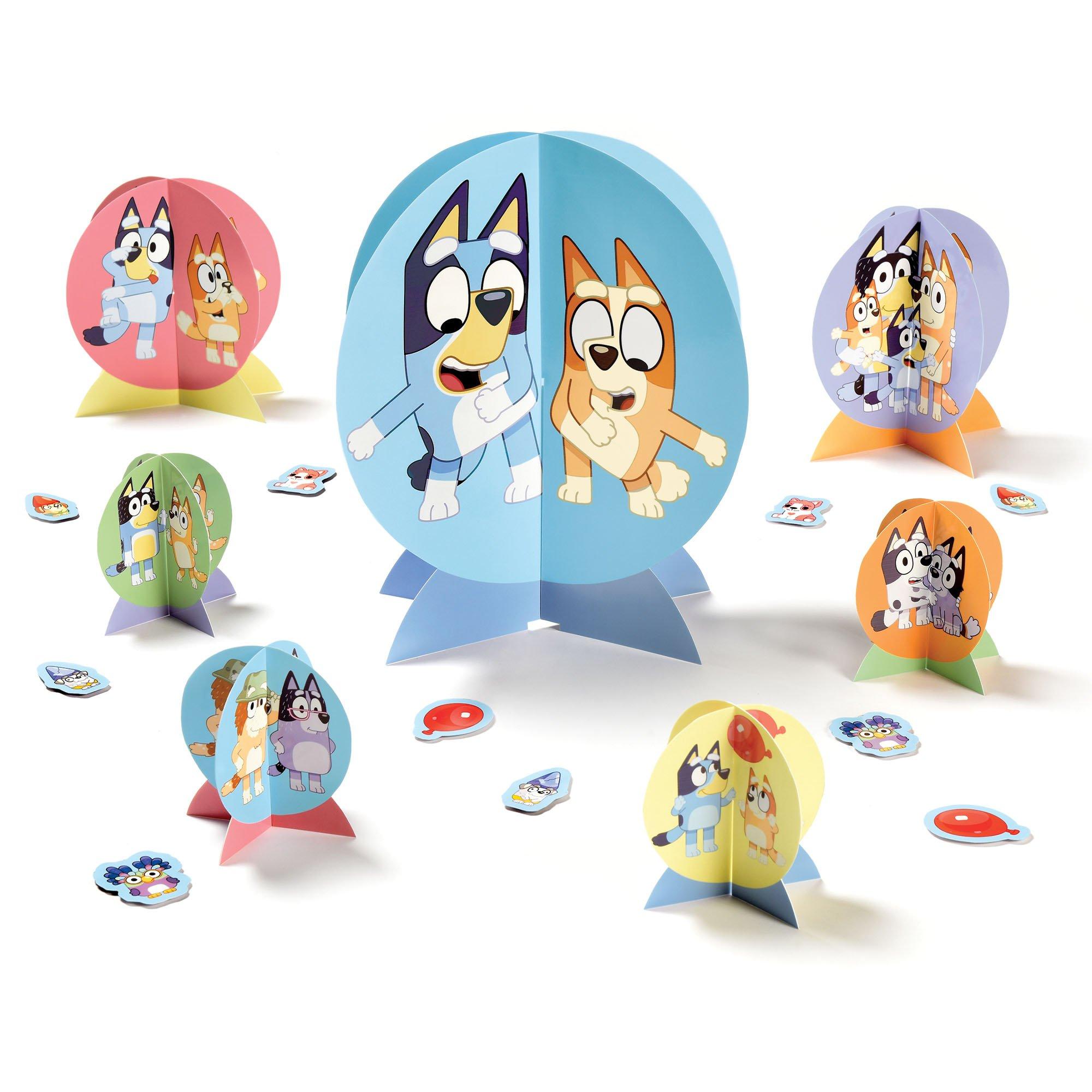 Bluey Cardstock Table Decorating Kit. 27pc