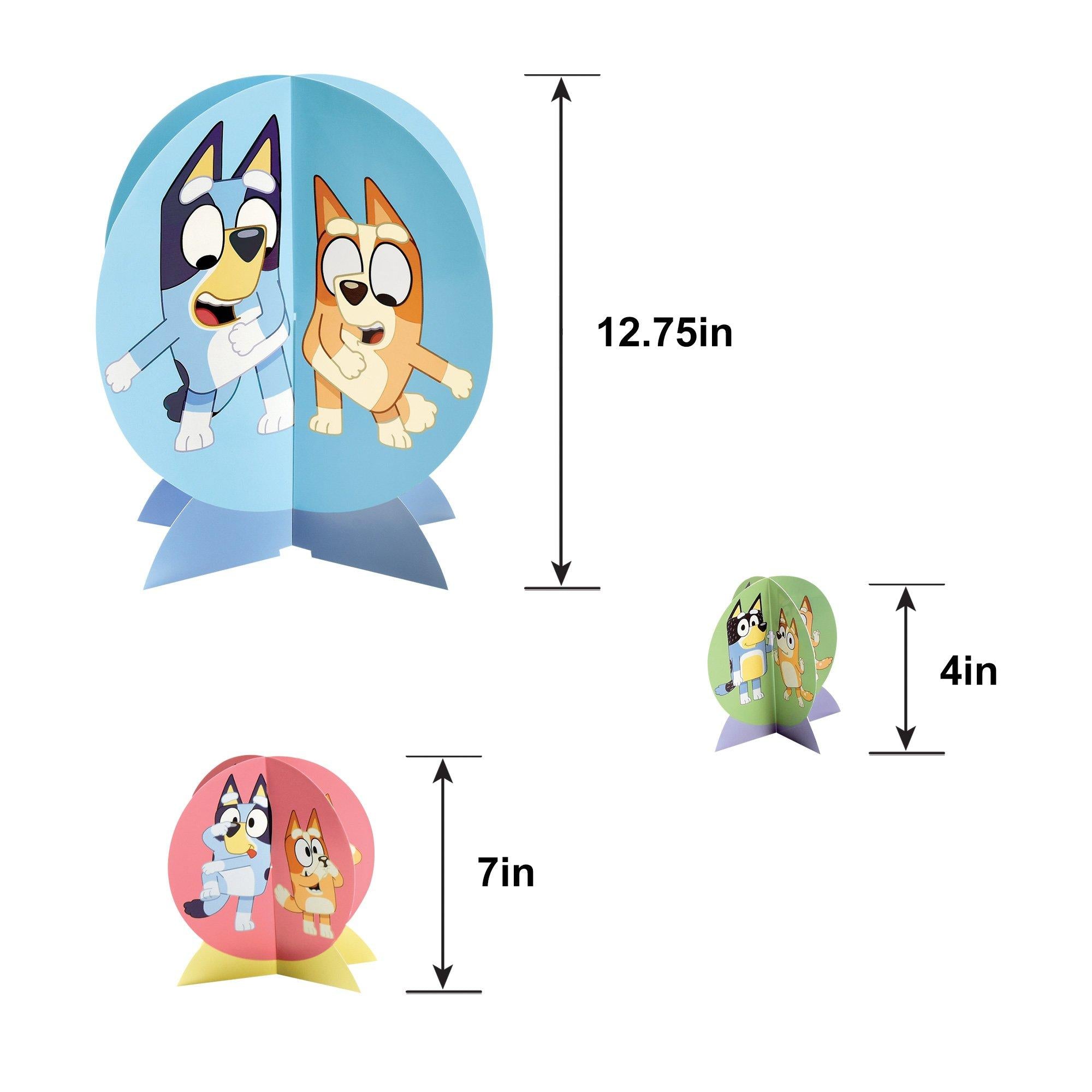 Bluey Cardstock Table Decorating Kit. 27pc - Image 3