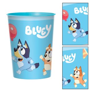 Bluey Plastic Favor Cup. 16oz