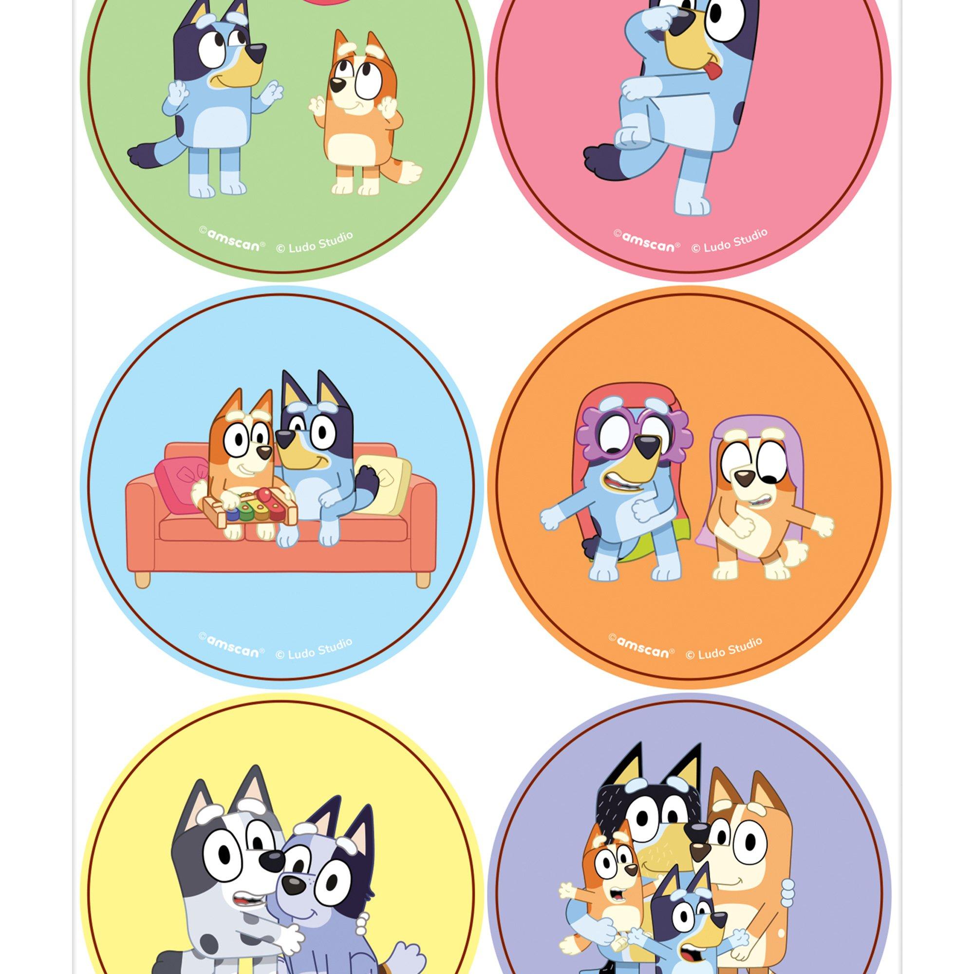 Bluey Stickers. 24pc - Image 2