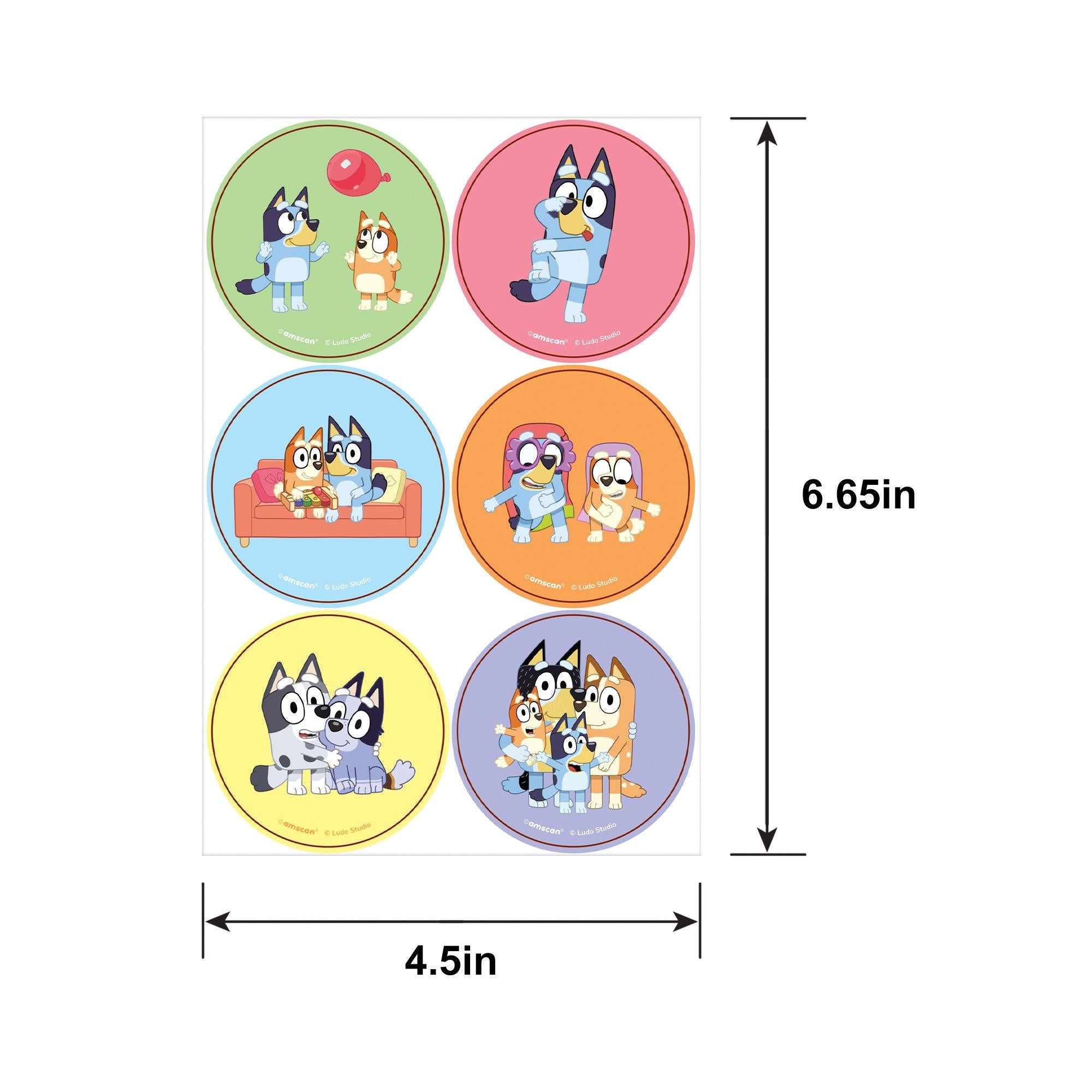 Bluey Stickers. 24pc - Image 3