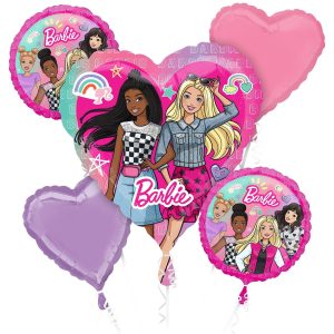 Barbie Dream Together Foil Balloon Bouquet. 5pc