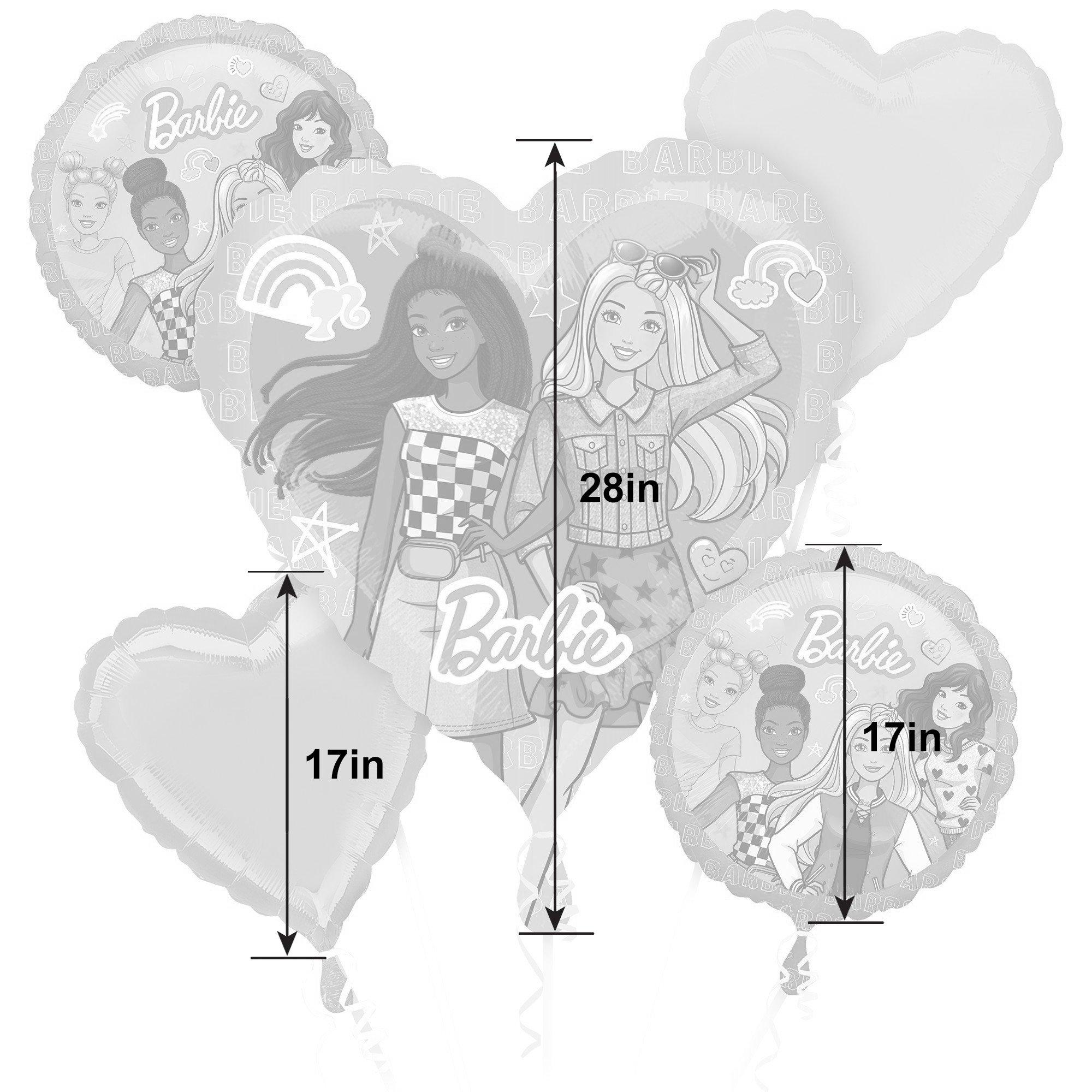 Barbie Dream Together Foil Balloon Bouquet. 5pc - Image 6